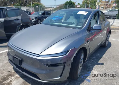 2026 Tesla Model Y Long Range Dual Motor All-Wheel Drive/Long Range Launch Series from USA, damaged, VIN 7SAYGDEE6TF329725